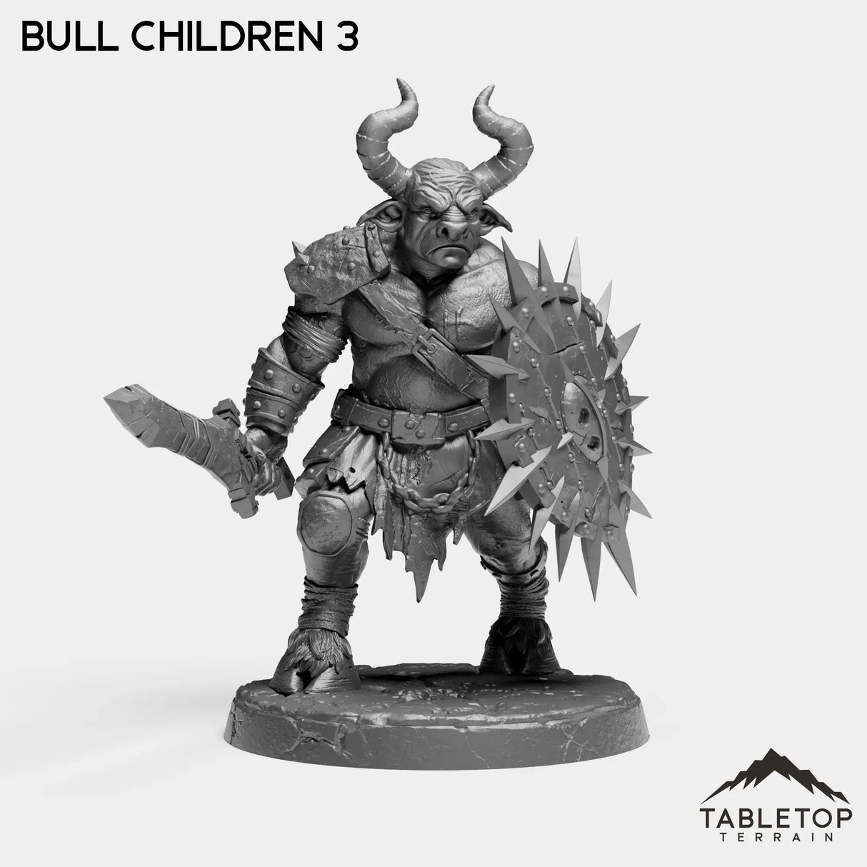 Tabletop Terrain Miniature Bull Children - The Cult of Alteration