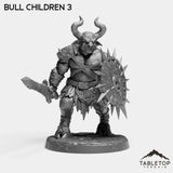 Tabletop Terrain Miniature Bull Children - The Cult of Alteration