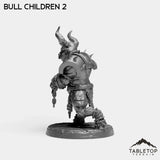 Tabletop Terrain Miniature Bull Children - The Cult of Alteration