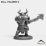 Tabletop Terrain Miniature Bull Children - The Cult of Alteration