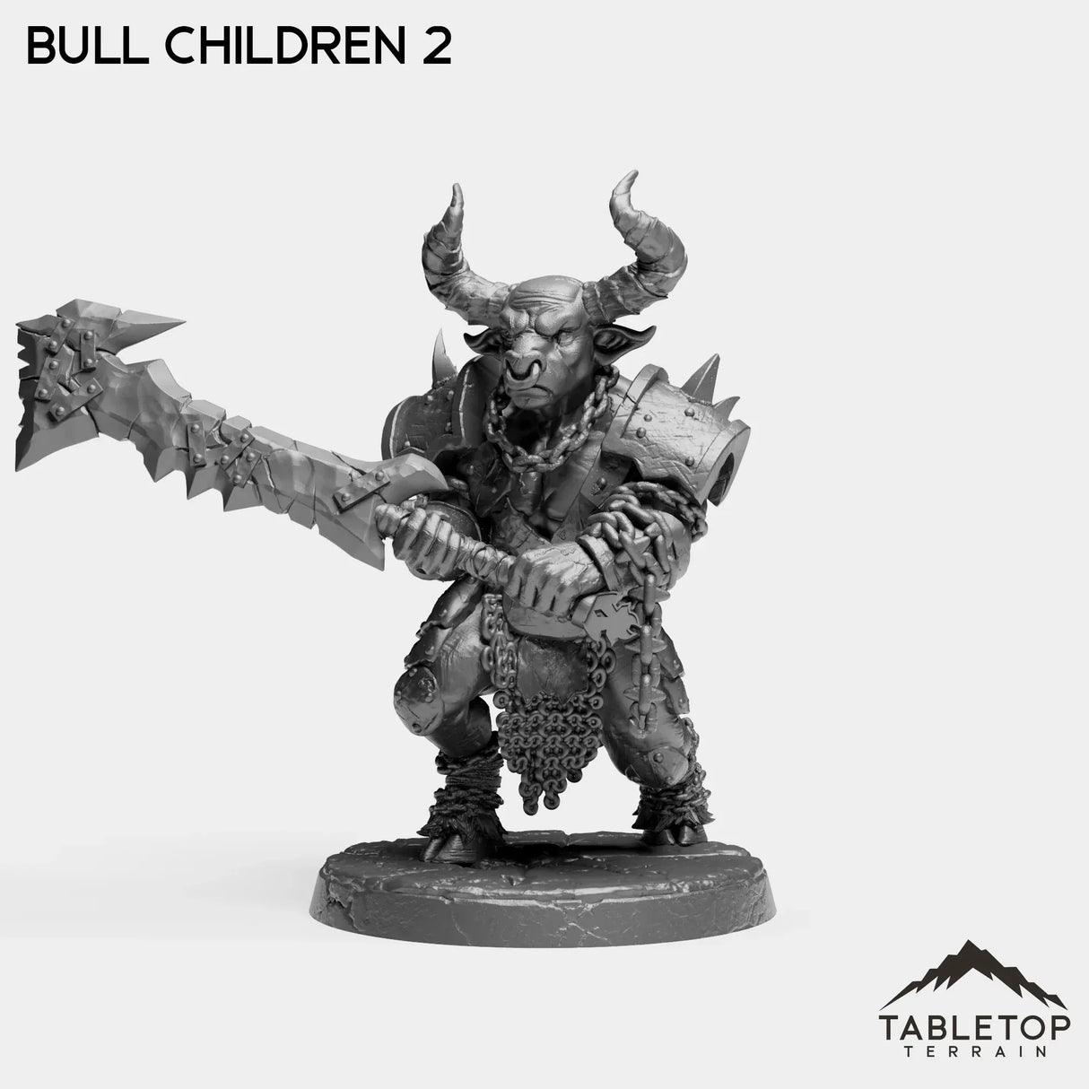 Tabletop Terrain Miniature Bull Children - The Cult of Alteration