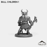 Tabletop Terrain Miniature Bull Children - The Cult of Alteration