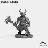 Tabletop Terrain Miniature Bull Children - The Cult of Alteration