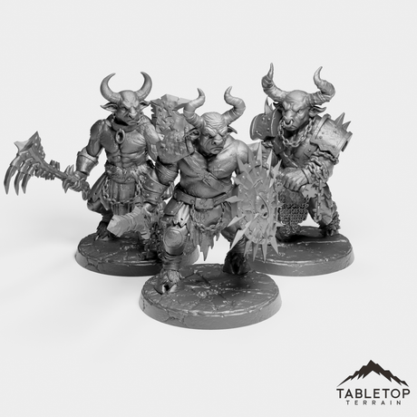 Tabletop Terrain Miniature Bull Children - The Cult of Alteration