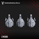 Tabletop Terrain Miniature Bullwhip Clan Warriors (build kit) - Prime Armored Battleline Squad of Space Knights
