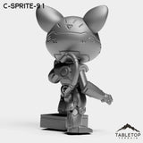 Tabletop Terrain Miniature C-Sprite-9 - Bomber Girls