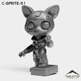 Tabletop Terrain Miniature C-Sprite-9 - Bomber Girls
