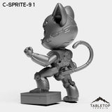 Tabletop Terrain Miniature C-Sprite-9 - Bomber Girls