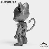 Tabletop Terrain Miniature C-Sprite-9 - Bomber Girls