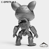 Tabletop Terrain Miniature C-Sprite-9 - Bomber Girls