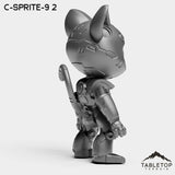 Tabletop Terrain Miniature C-Sprite-9 - Bomber Girls