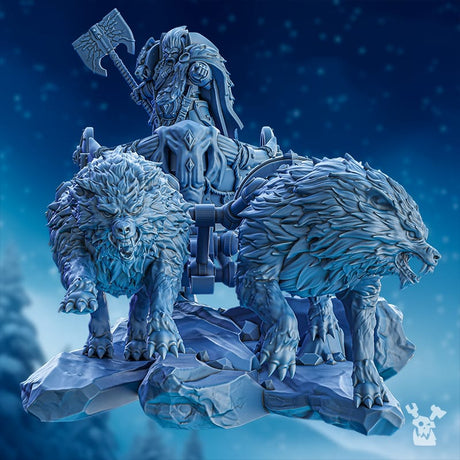 Tabletop Terrain Miniature Cand'Marr on Thunder Chariot