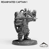 Tabletop Terrain Miniature Captain 1 Reanimated Captain - Alchemical Satrapy