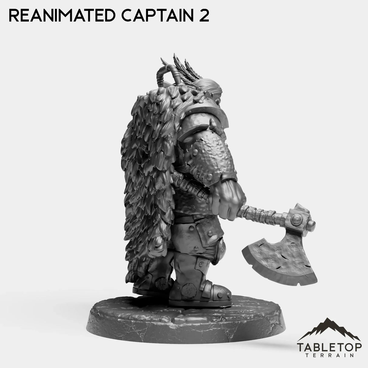 Tabletop Terrain Miniature Captain 2 Reanimated Captain - Alchemical Satrapy