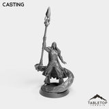 Tabletop Terrain Miniature Casting Human Frost Sorceress