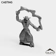 Tabletop Terrain Miniature Casting Minotaur Druid Female