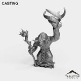 Tabletop Terrain Miniature Casting Minotaur Druid Starter