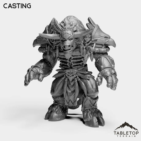Tabletop Terrain Miniature Casting Minotaur Heritage Druid