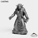 Tabletop Terrain Miniature Casting Minotaur Shaman Starter Female