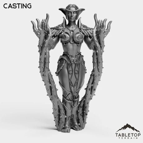 Tabletop Terrain Miniature Casting Night Sentinel Druid Female