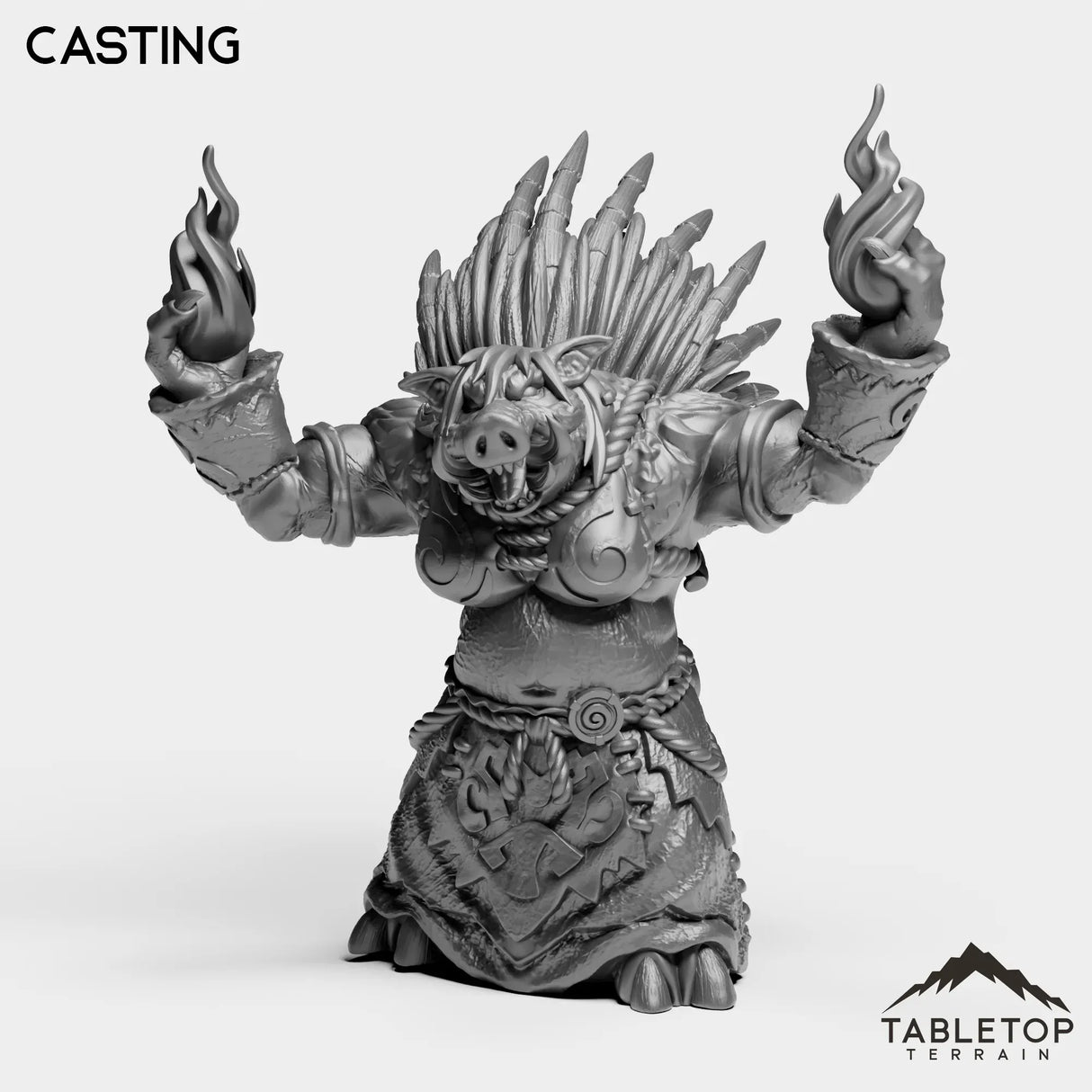 Tabletop Terrain Miniature Casting Quilboar Seer