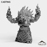 Tabletop Terrain Miniature Casting Quilboar Seer