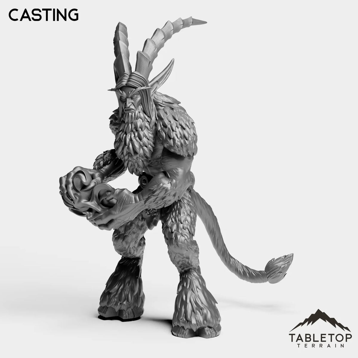 Tabletop Terrain Miniature Casting Sick Satyr