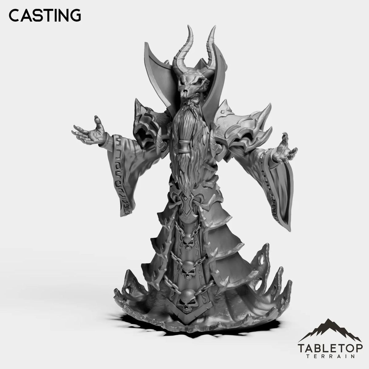 Tabletop Terrain Miniature Casting Undead Supreme Necromancer