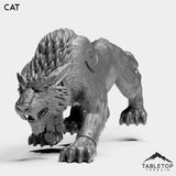 Tabletop Terrain Miniature Cat Elf Druid Forms