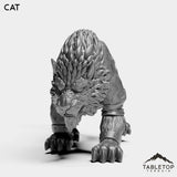 Tabletop Terrain Miniature Cat Werewolf Druid Forms