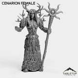 Tabletop Terrain Miniature Cenarion Female