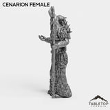 Tabletop Terrain Miniature Cenarion Female