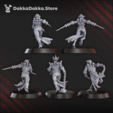 Tabletop Terrain Miniature Chained Bloodbearers Squad (x5)
