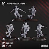 Tabletop Terrain Miniature Chained Bloodbearers Squad (x5)