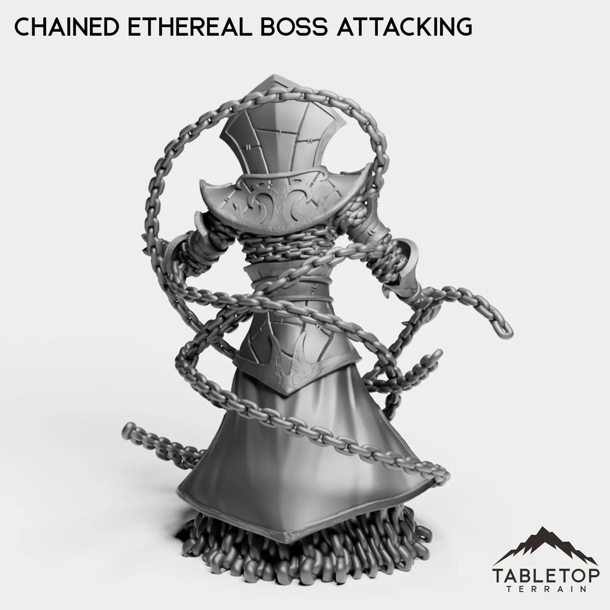 Tabletop Terrain Miniature Chained Ethereal Boss