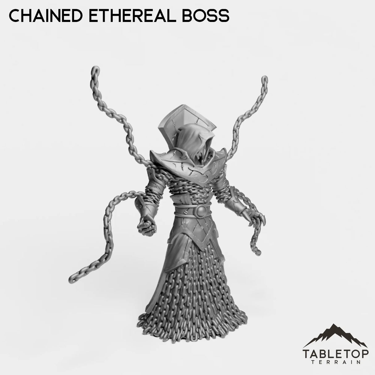 Tabletop Terrain Miniature Chained Ethereal Boss
