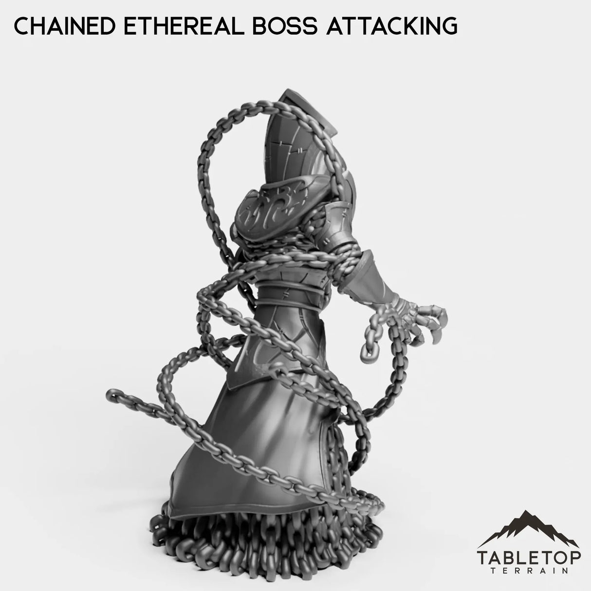 Tabletop Terrain Miniature Chained Ethereal Boss