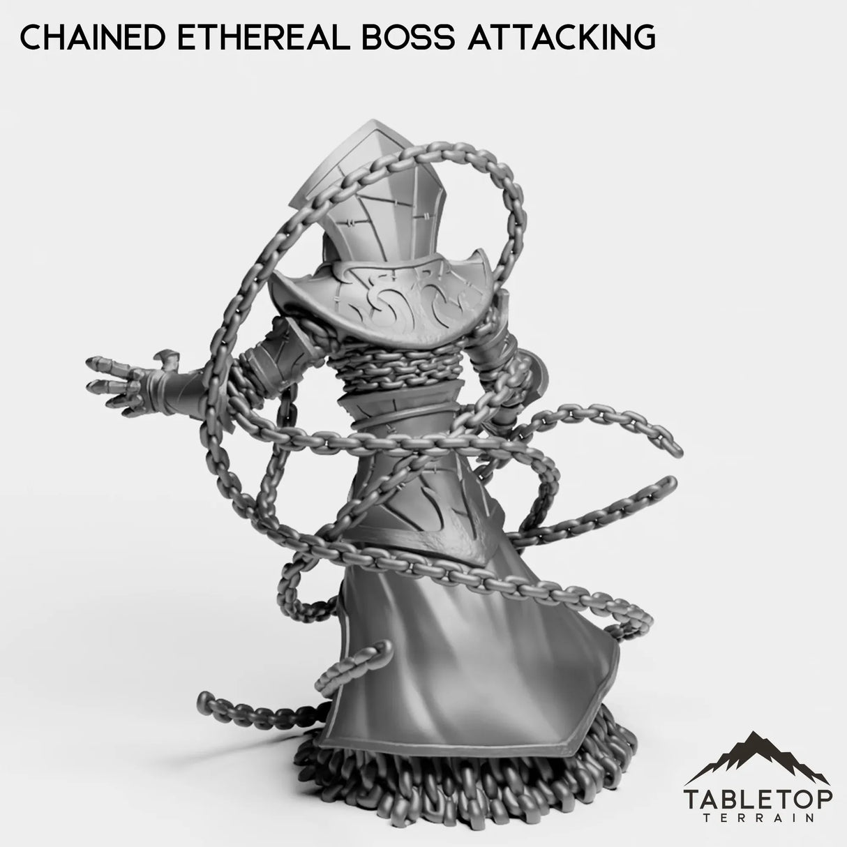 Tabletop Terrain Miniature Chained Ethereal Boss