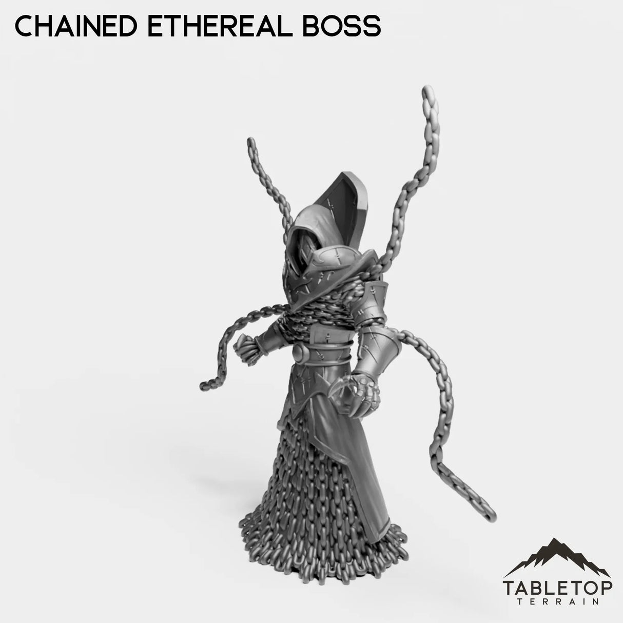Tabletop Terrain Miniature Chained Ethereal Boss