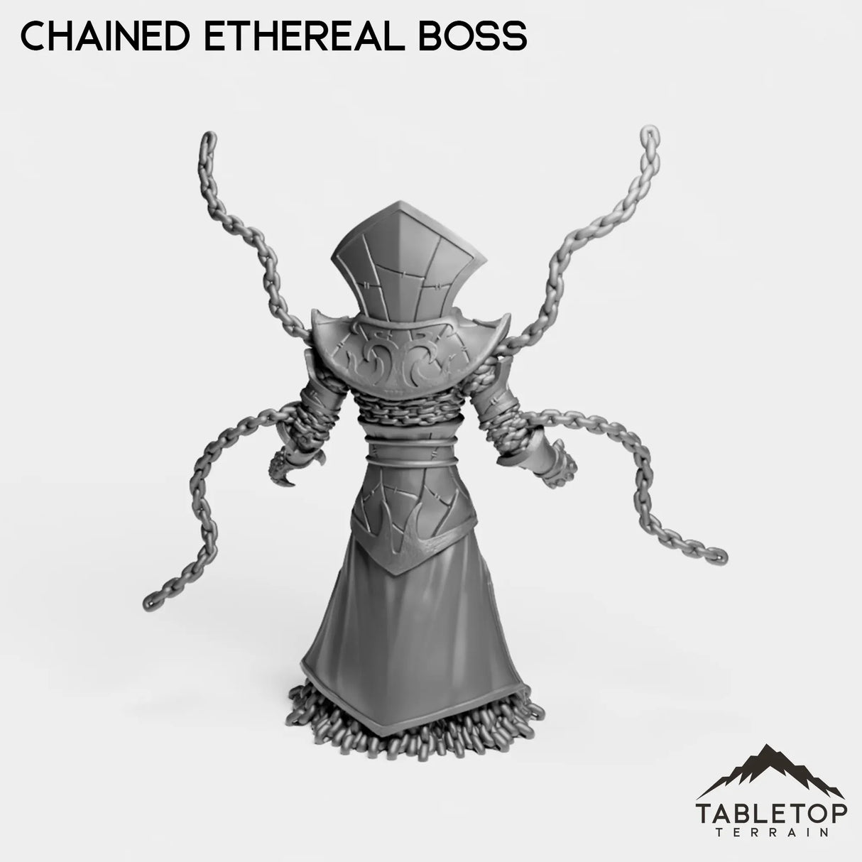 Tabletop Terrain Miniature Chained Ethereal Boss
