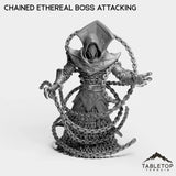 Tabletop Terrain Miniature Chained Ethereal Boss Attacking Chained Ethereal Boss