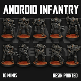 Tabletop Terrain Miniature Chaos Android Infantry