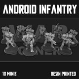 Tabletop Terrain Miniature Chaos Android Infantry