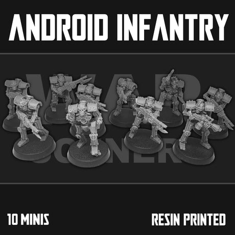 Tabletop Terrain Miniature Chaos Android Infantry