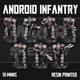 Tabletop Terrain Miniature Chaos Android Infantry