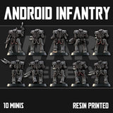 Tabletop Terrain Miniature Chaos Android Infantry