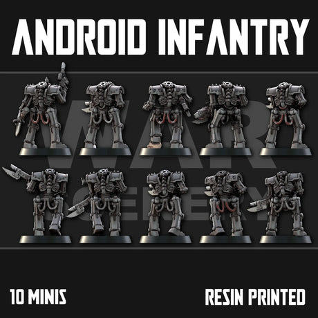 Tabletop Terrain Miniature Chaos Android Infantry