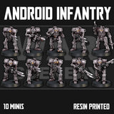 Tabletop Terrain Miniature Chaos Android Infantry