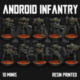 Tabletop Terrain Miniature Chaos Android Infantry