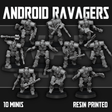Tabletop Terrain Miniature Chaos Android Ravagers
